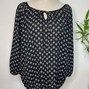 Long sleeve sheer shirt